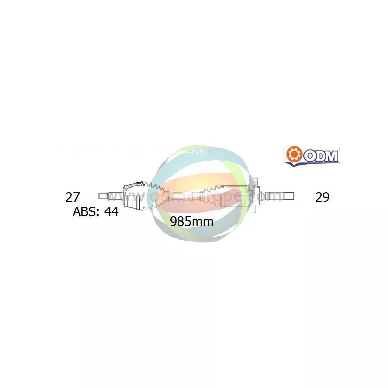 Arbre de transmission ODM-MULTIPARTS 18-062931