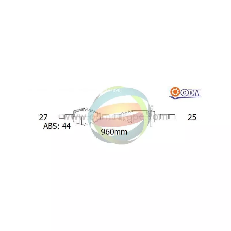 Arbre de transmission ODM-MULTIPARTS 18-062941