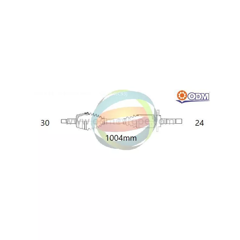 Arbre de transmission ODM-MULTIPARTS 18-092830