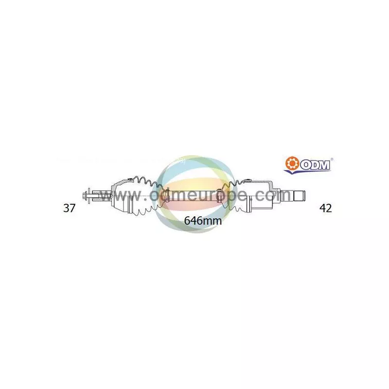 Arbre de transmission ODM-MULTIPARTS 18-141270