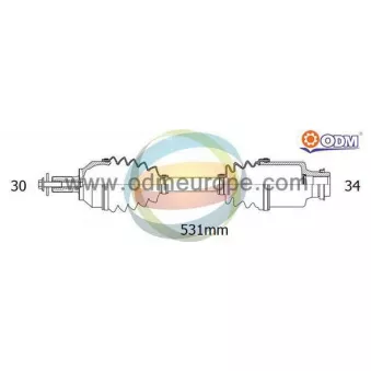 Arbre de transmission ODM-MULTIPARTS 18-141330