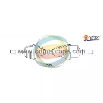 Arbre de transmission ODM-MULTIPARTS