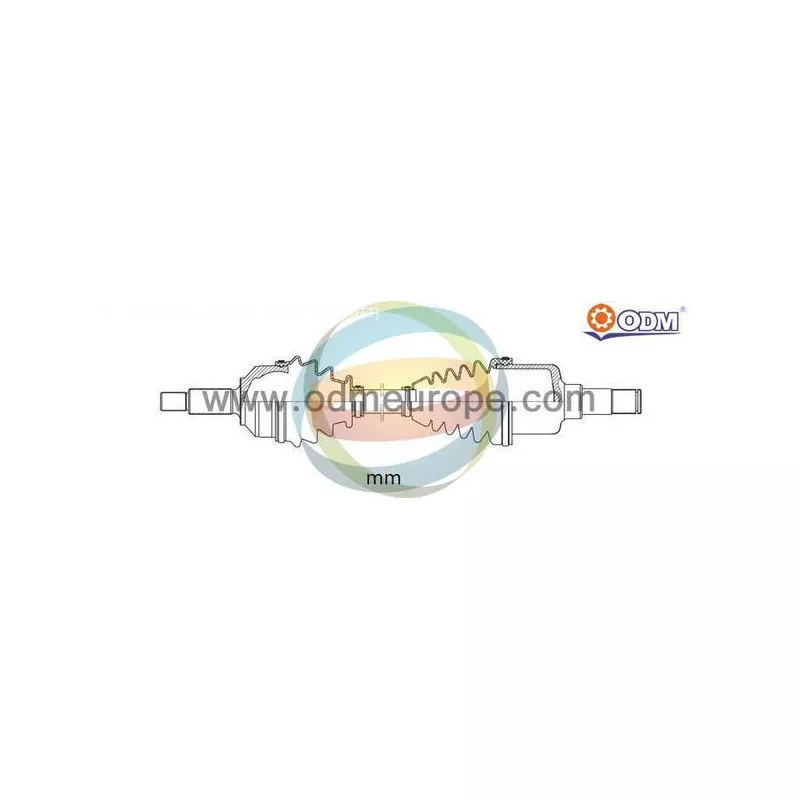 Arbre de transmission ODM-MULTIPARTS 18-141350