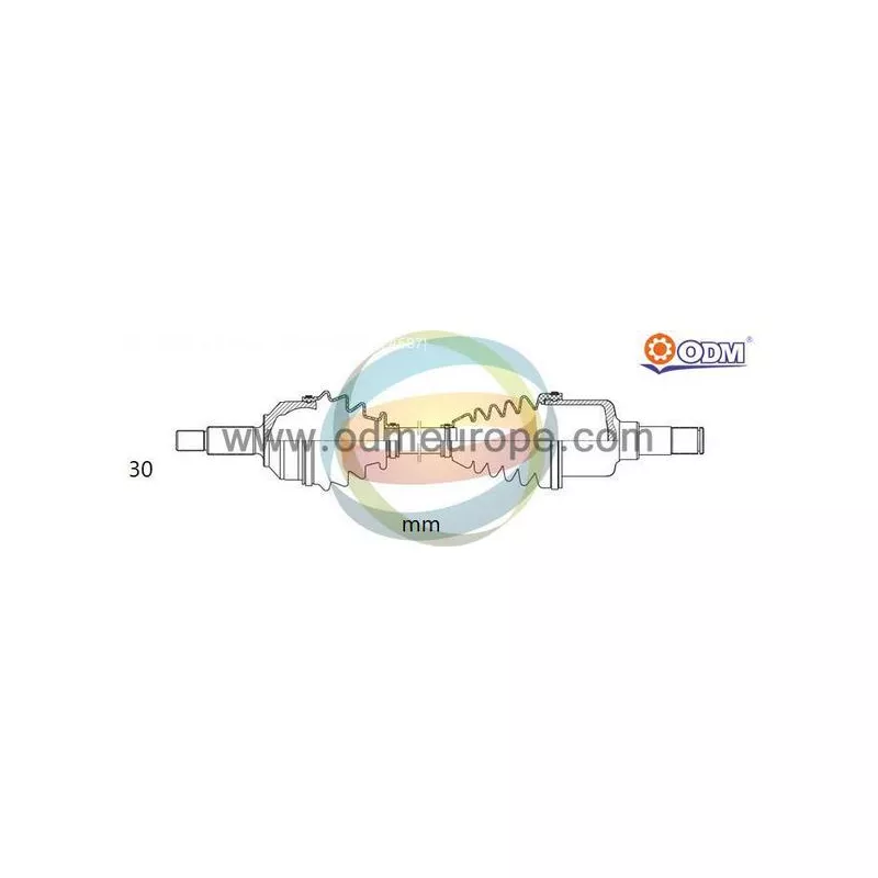 Arbre de transmission ODM-MULTIPARTS 18-141400