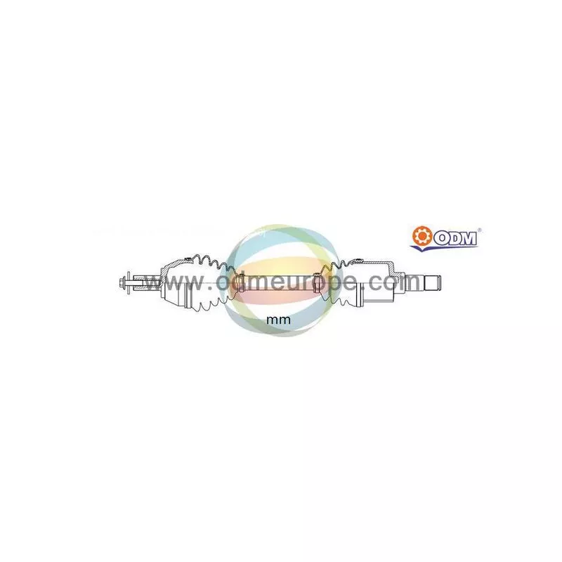 Arbre de transmission ODM-MULTIPARTS 18-141410