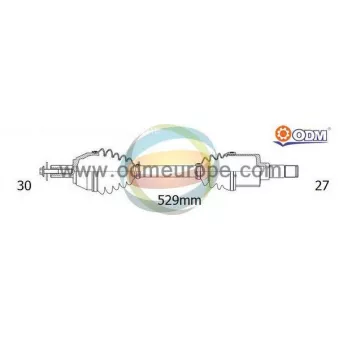 Arbre de transmission ODM-MULTIPARTS 18-142280