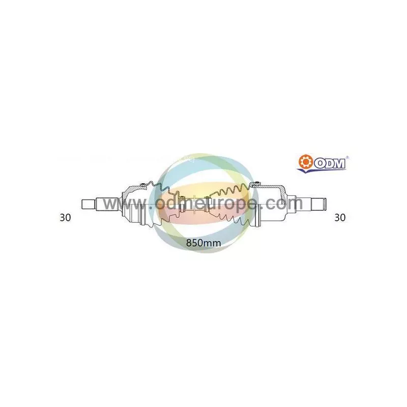 Arbre de transmission ODM-MULTIPARTS 18-143260