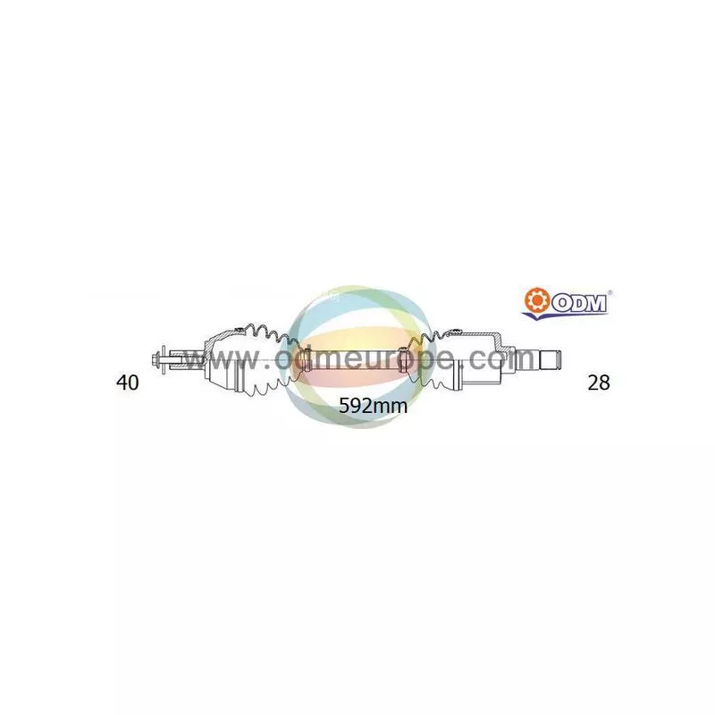 Arbre de transmission ODM-MULTIPARTS 18-151780