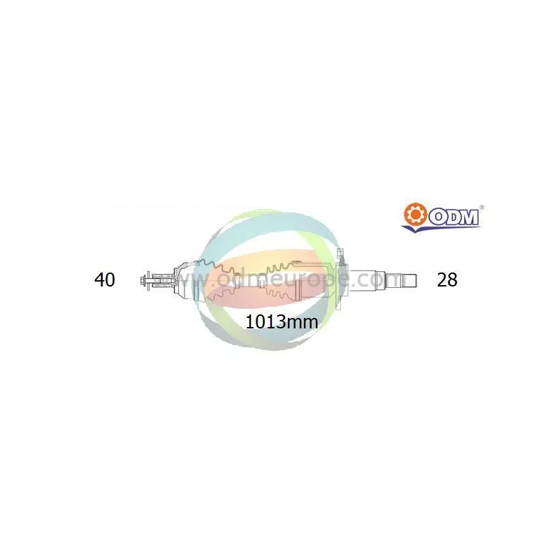 Arbre de transmission ODM-MULTIPARTS 18-152700