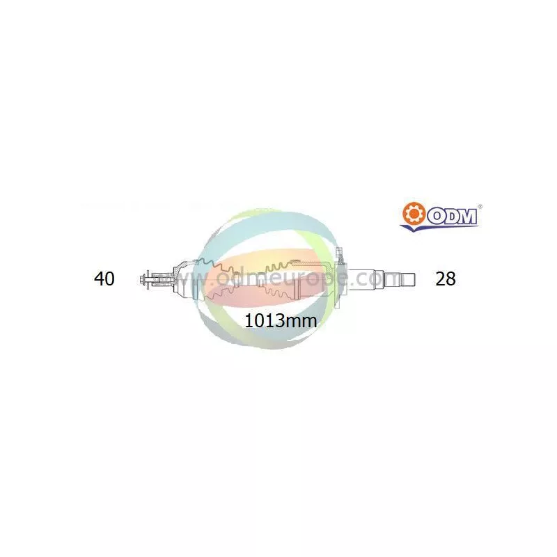 Arbre de transmission ODM-MULTIPARTS 18-152710