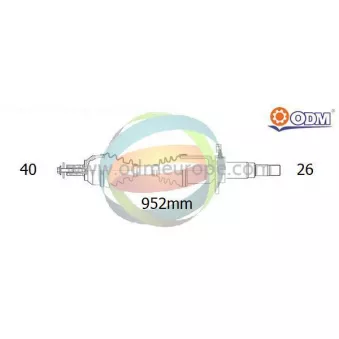 Arbre de transmission ODM-MULTIPARTS