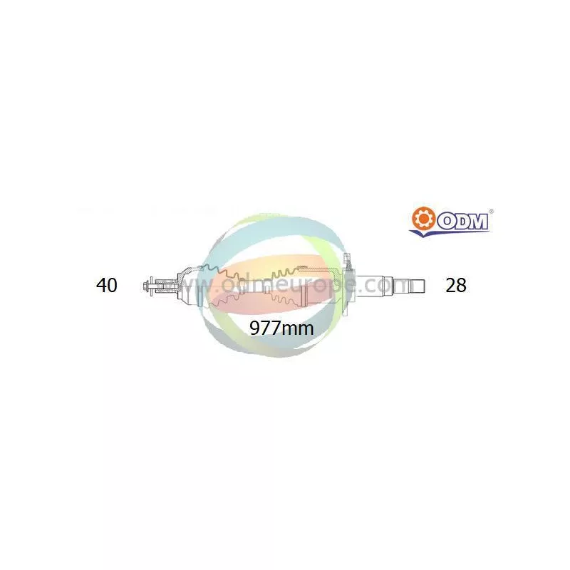 Arbre de transmission ODM-MULTIPARTS 18-152890