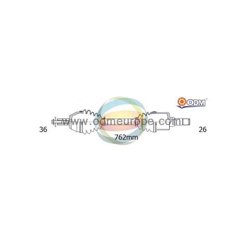 Arbre de transmission ODM-MULTIPARTS 18-153060