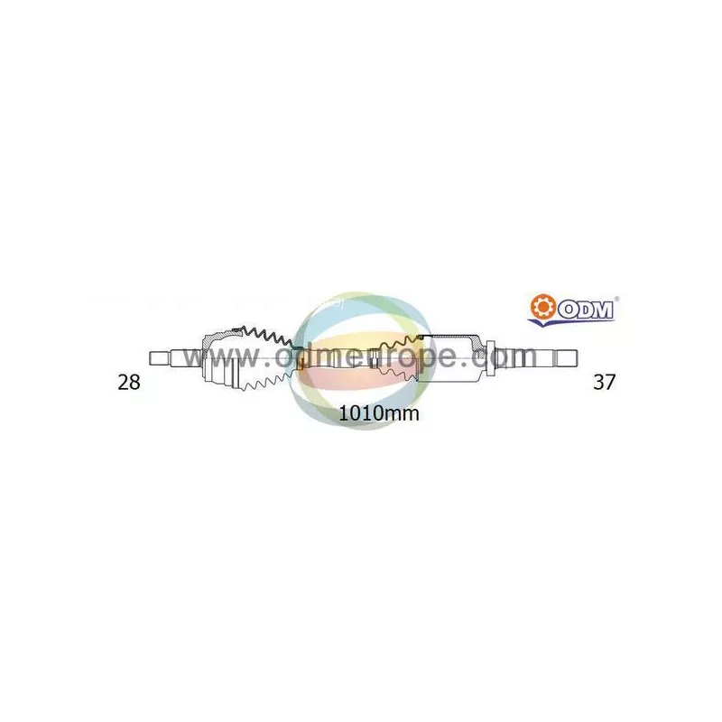 Arbre de transmission ODM-MULTIPARTS 18-166010