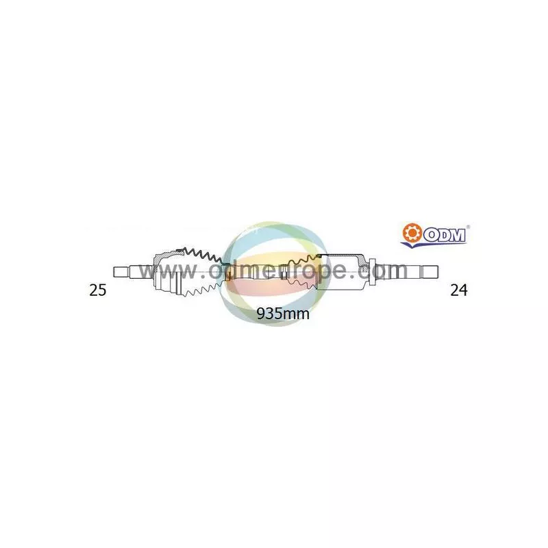 Arbre de transmission ODM-MULTIPARTS 18-166050