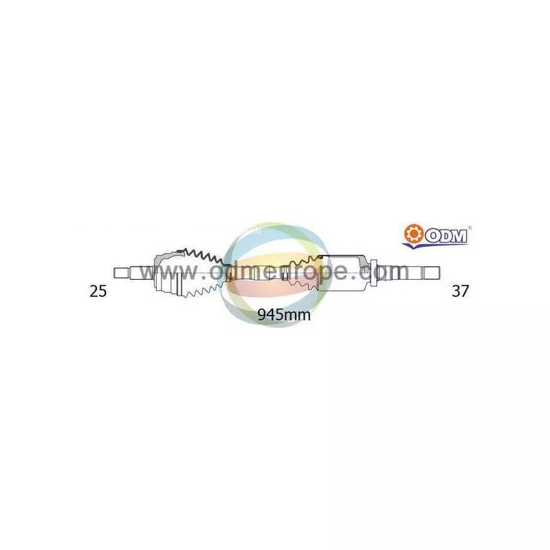Arbre de transmission ODM-MULTIPARTS 18-166110