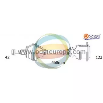Arbre de transmission ODM-MULTIPARTS 18-213310