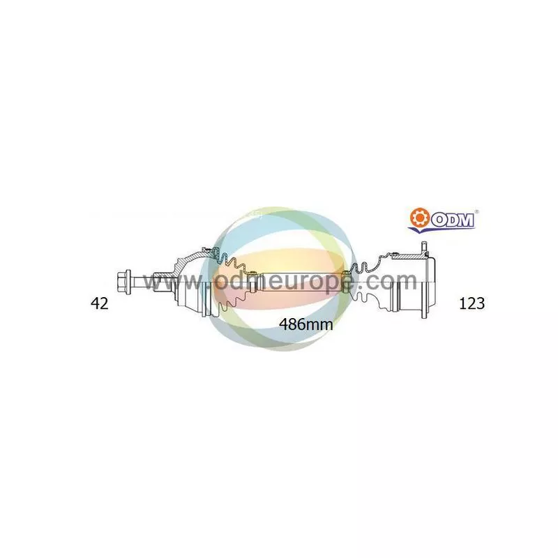 Arbre de transmission ODM-MULTIPARTS 18-213450
