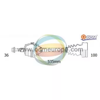 Arbre de transmission ODM-MULTIPARTS 18-215190