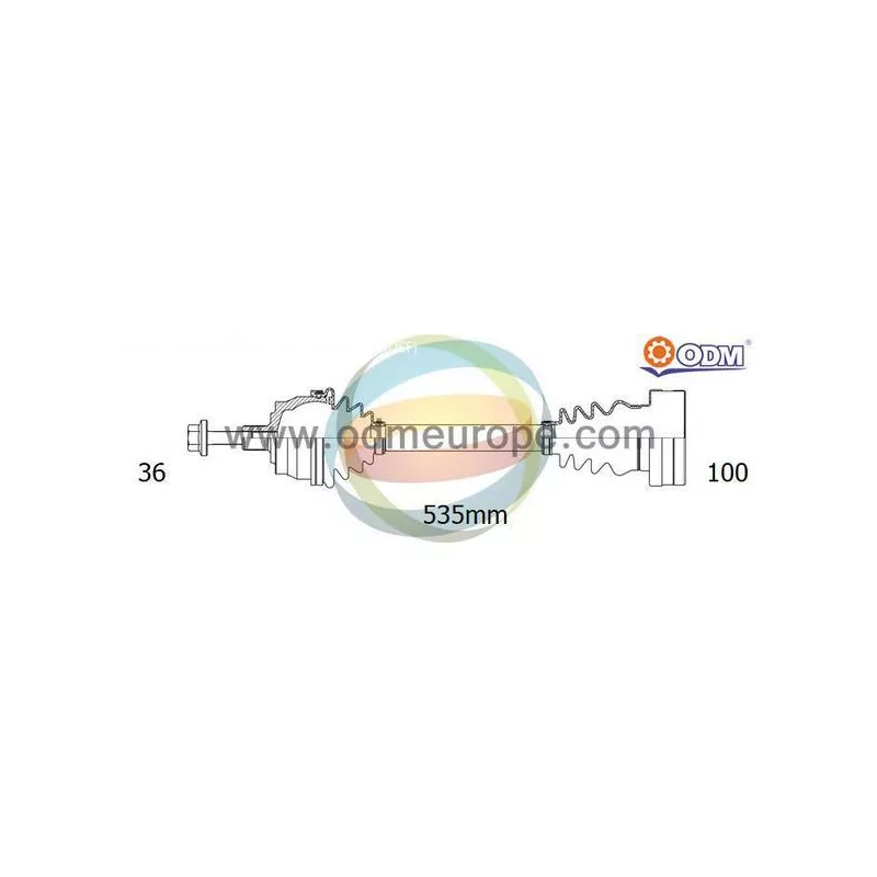 Arbre de transmission ODM-MULTIPARTS 18-215190