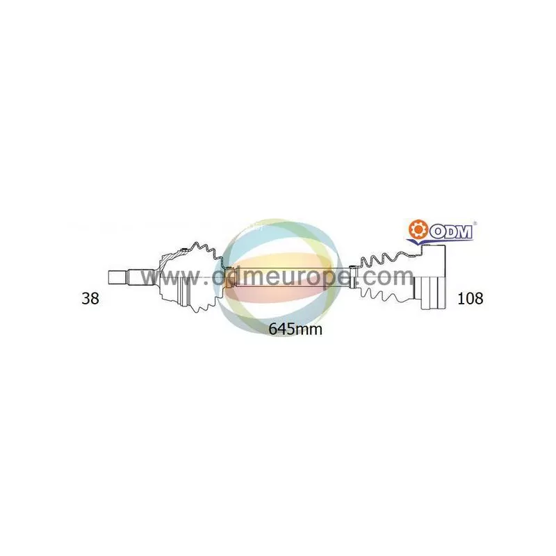 Arbre de transmission ODM-MULTIPARTS 18-215200