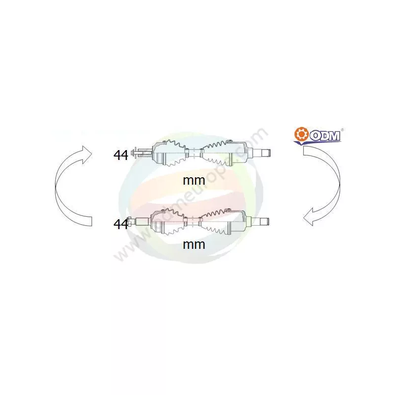 Arbre de transmission ODM-MULTIPARTS 18-215310