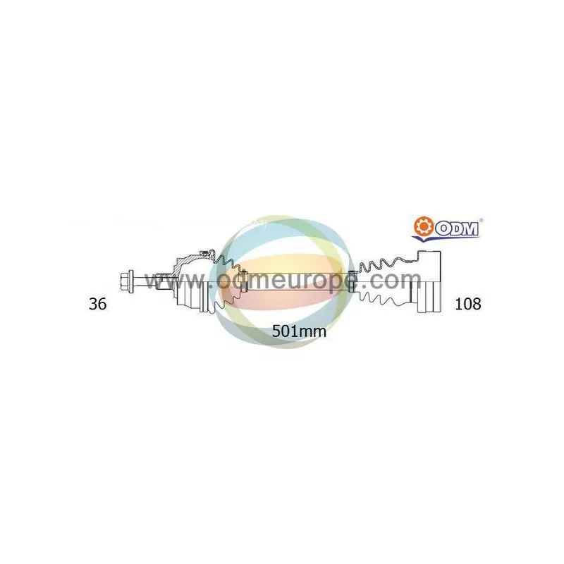 Arbre de transmission ODM-MULTIPARTS 18-215350