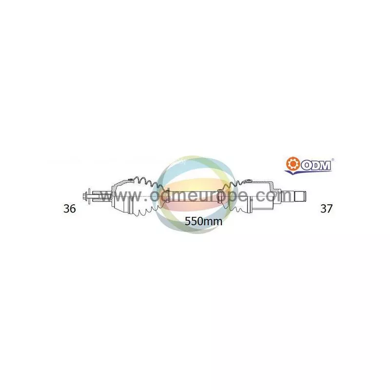 Arbre de transmission ODM-MULTIPARTS 18-215440