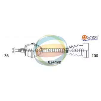 Arbre de transmission ODM-MULTIPARTS 18-216190
