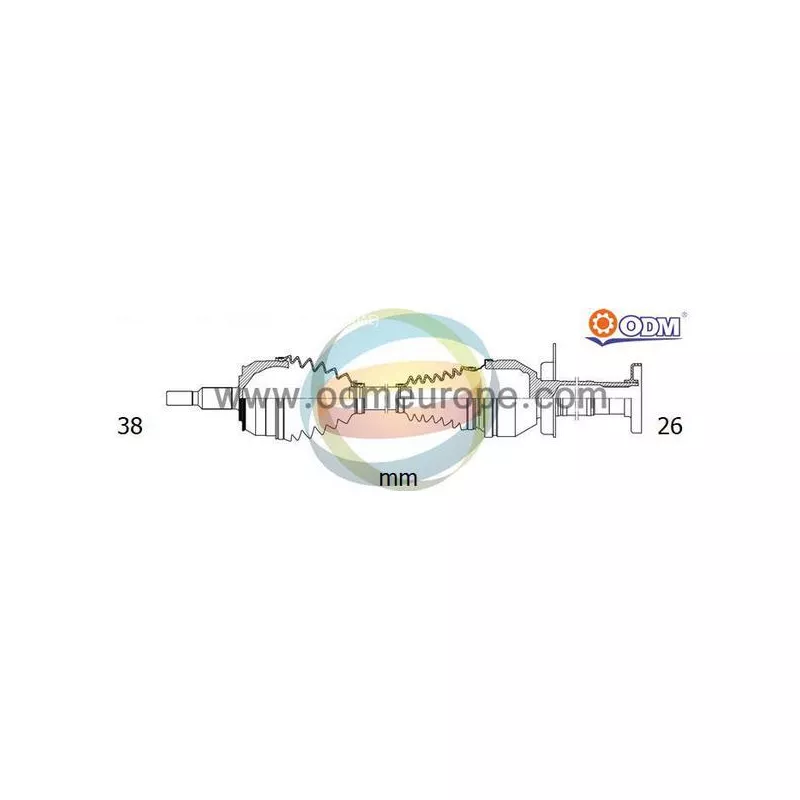 Arbre de transmission ODM-MULTIPARTS 18-216230