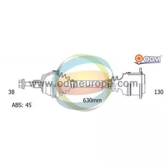 Arbre de transmission ODM-MULTIPARTS 18-216341