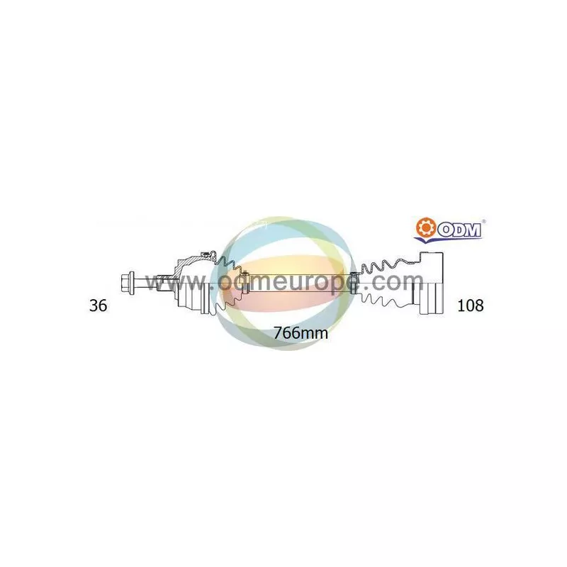 Arbre de transmission ODM-MULTIPARTS 18-216350