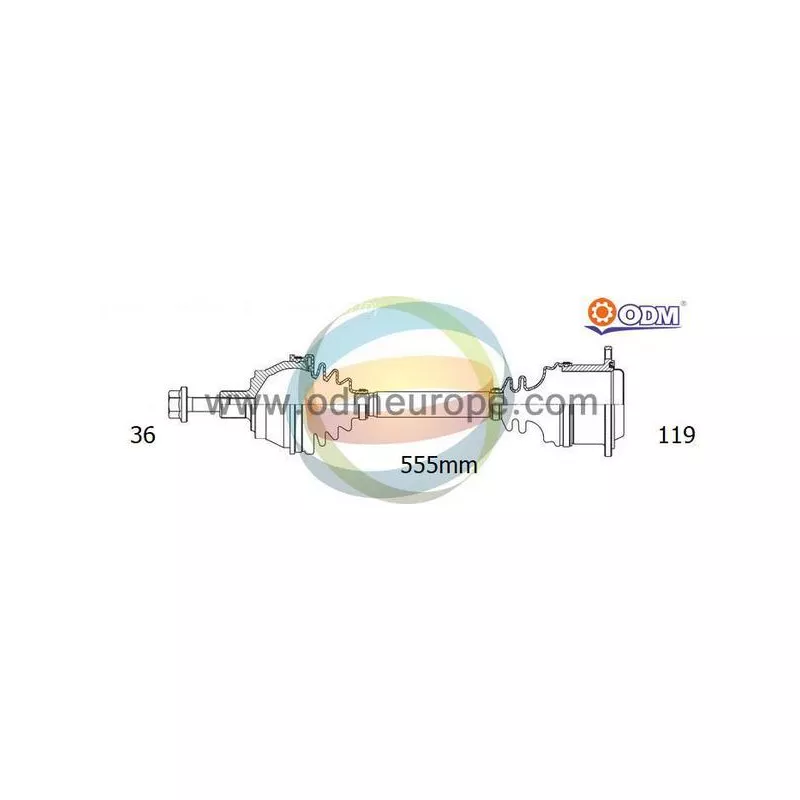 Arbre de transmission ODM-MULTIPARTS 18-216360