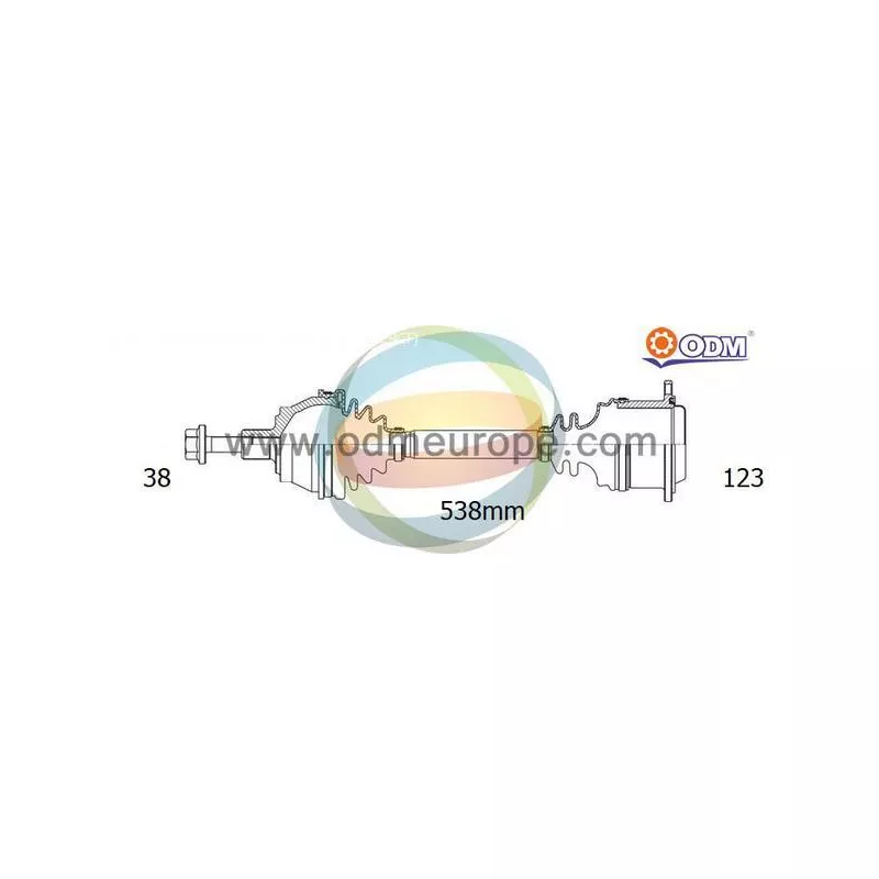 Arbre de transmission ODM-MULTIPARTS 18-216470