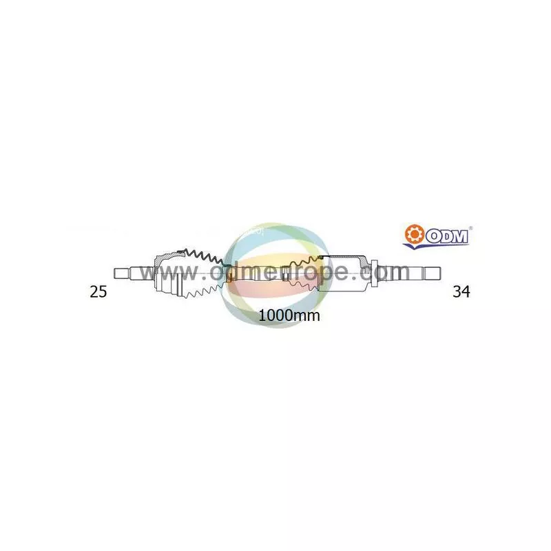 Arbre de transmission ODM-MULTIPARTS 18-292980