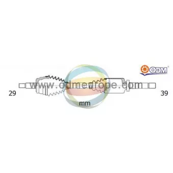 Arbre de transmission ODM-MULTIPARTS