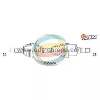 Arbre de transmission ODM-MULTIPARTS