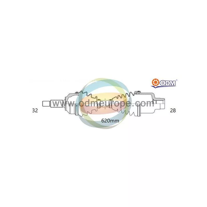 Arbre de transmission ODM-MULTIPARTS 18-352400