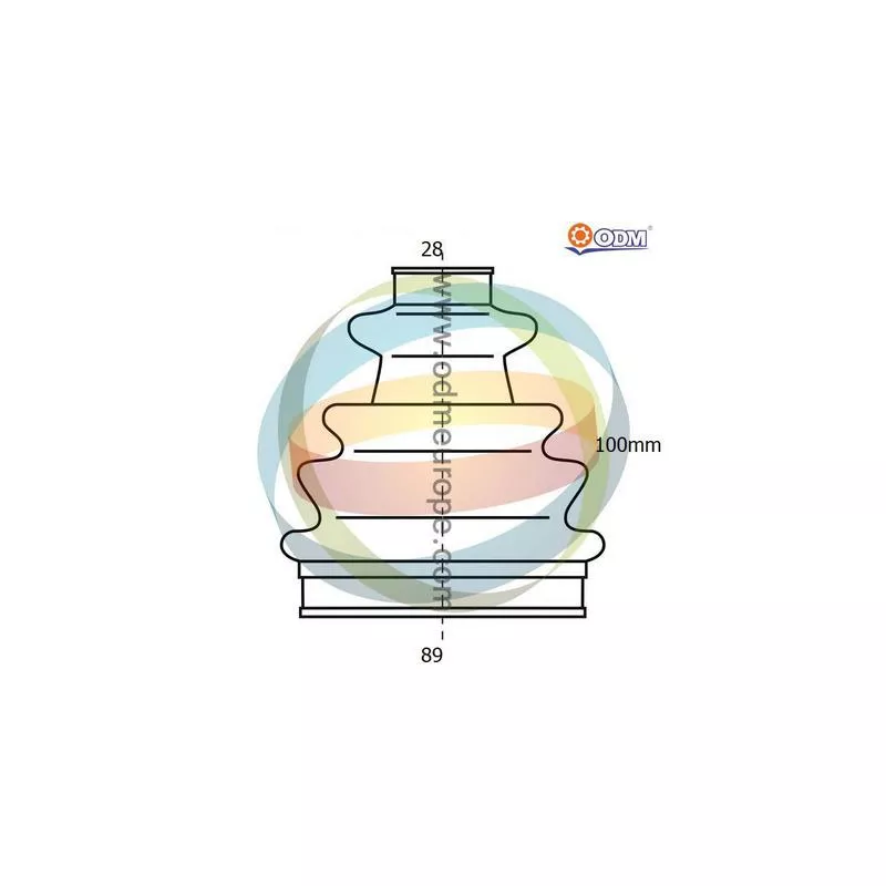 Soufflets de cardan avant ODM-MULTIPARTS 21-990514