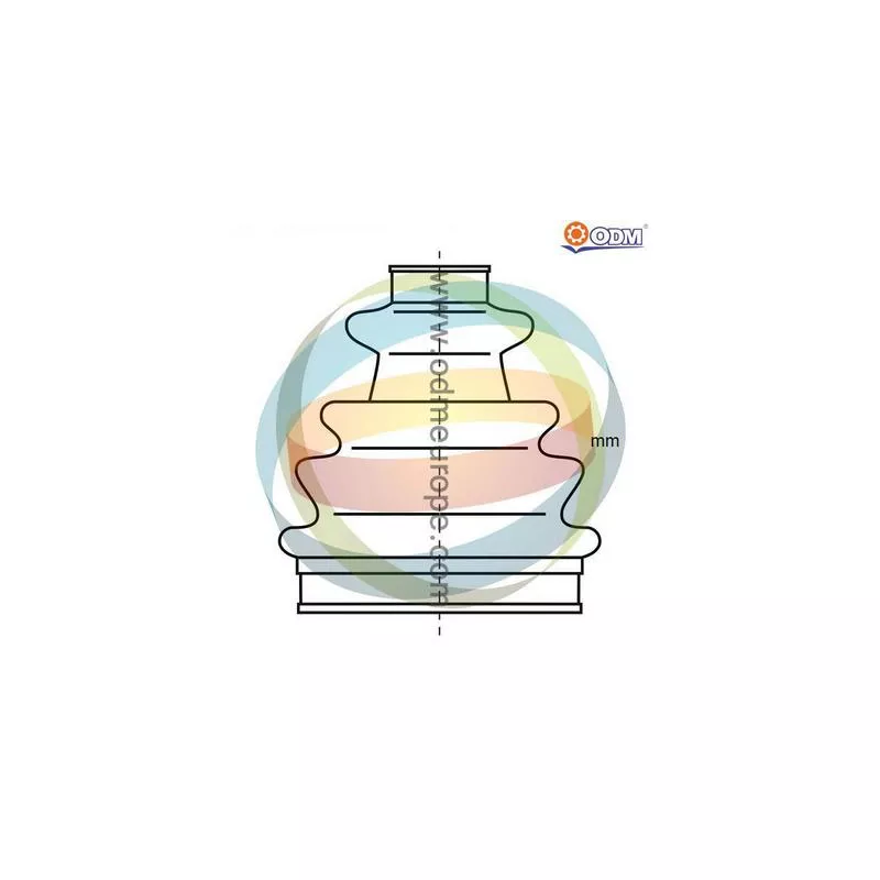 Soufflets de cardan avant ODM-MULTIPARTS 23-990900