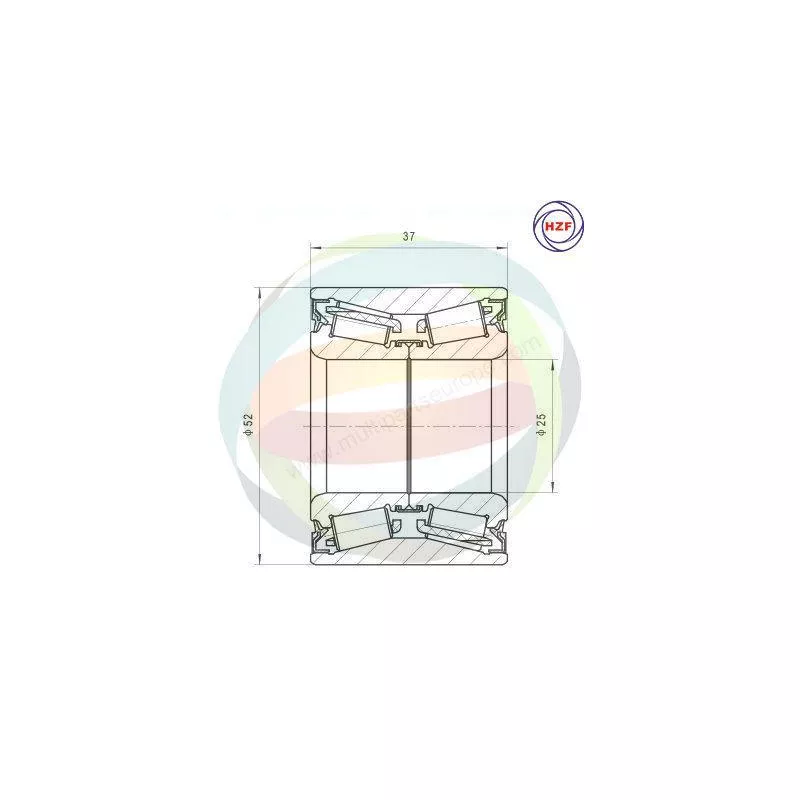 Roulement de roue arrière ODM-MULTIPARTS 70-000035