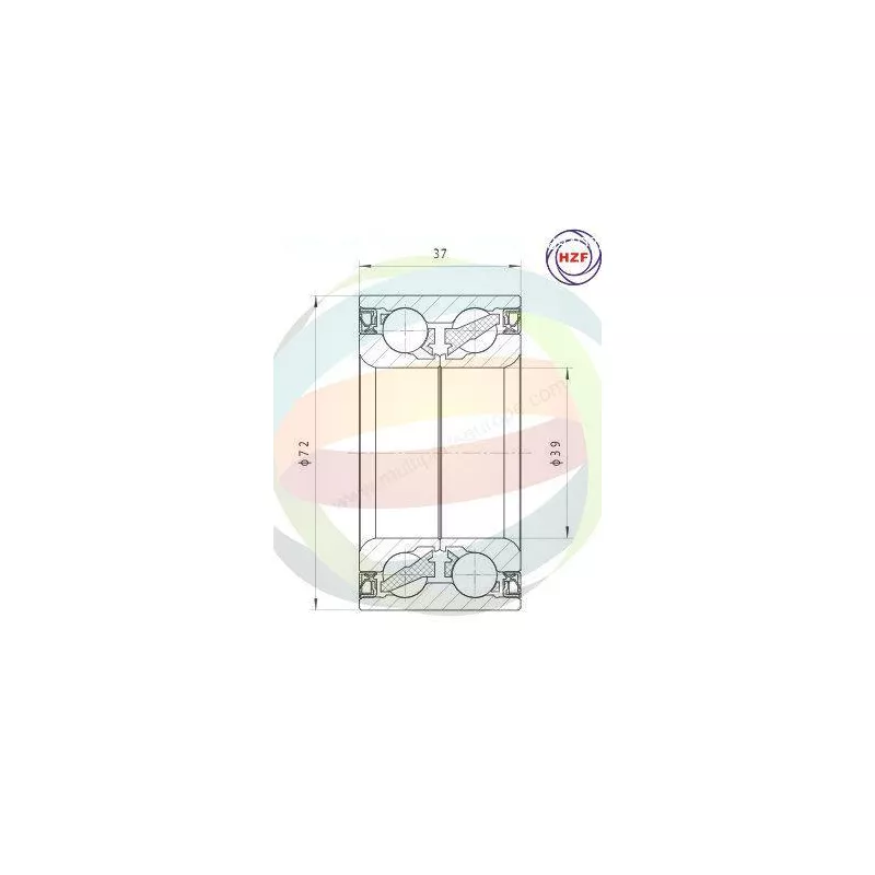 Roulement de roue avant ODM-MULTIPARTS 70-010050