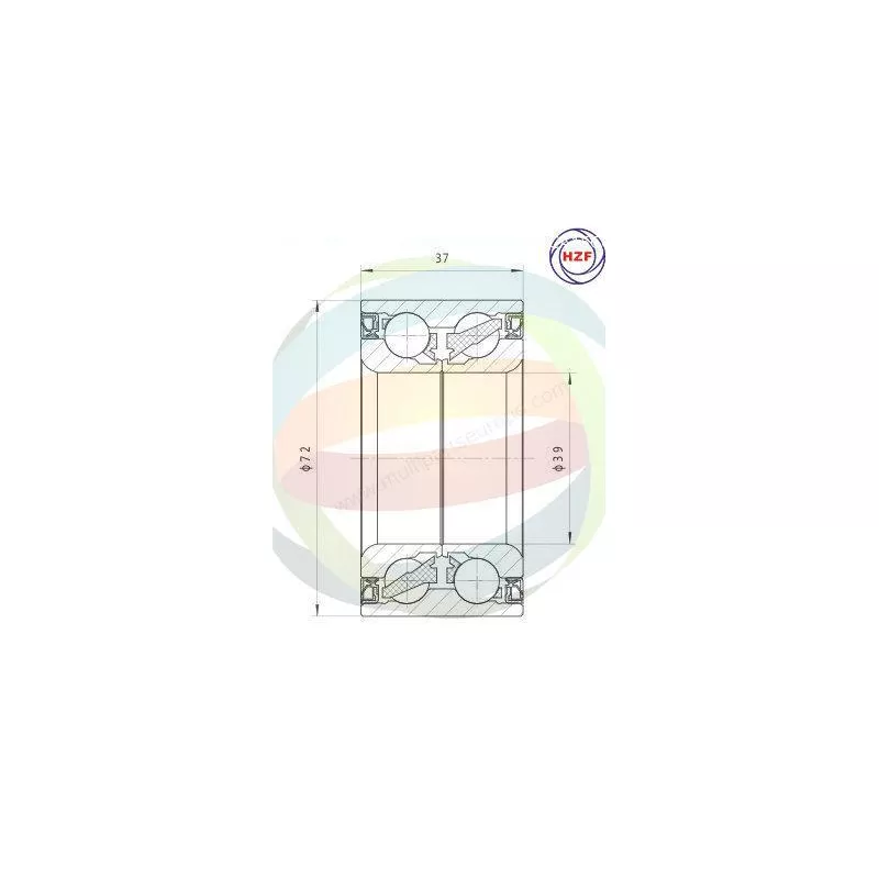 Roulement de roue avant ODM-MULTIPARTS 70-010103