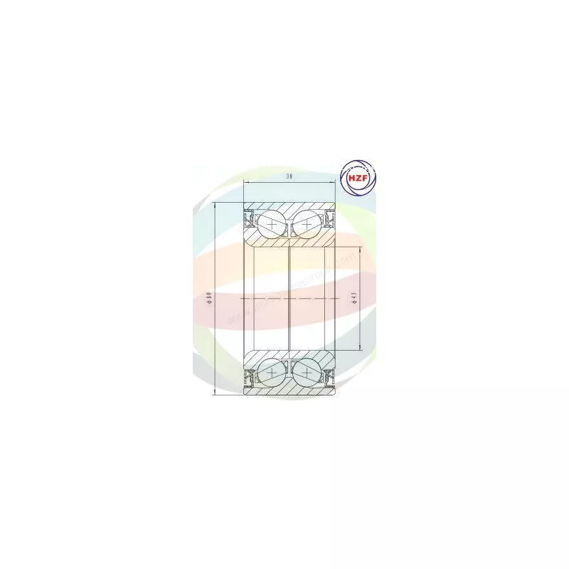 Roulement de roue avant ODM-MULTIPARTS 70-010110