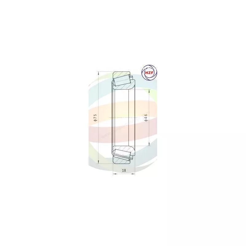 Roulement de roue arrière ODM-MULTIPARTS 70-030004