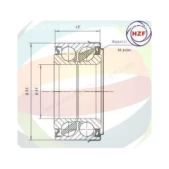 Roulement de roue avant ODM-MULTIPARTS 70-040050