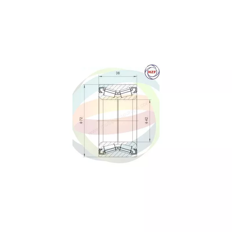 Roulement de roue avant ODM-MULTIPARTS 70-050006