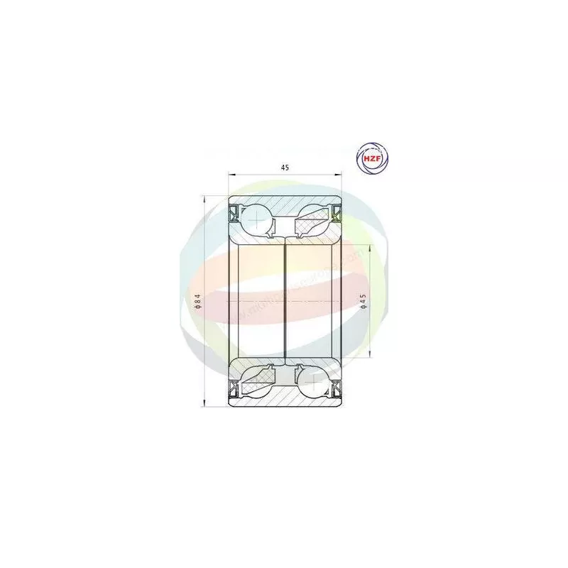 Roulement de roue avant ODM-MULTIPARTS 70-050048