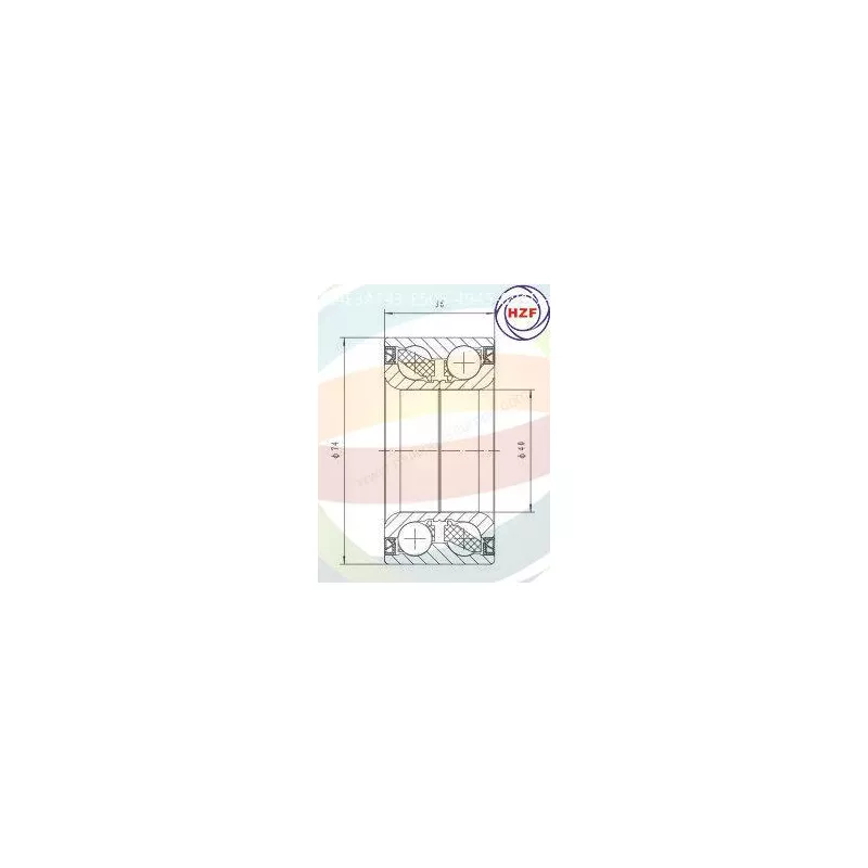 Roulement de roue avant ODM-MULTIPARTS 70-060094