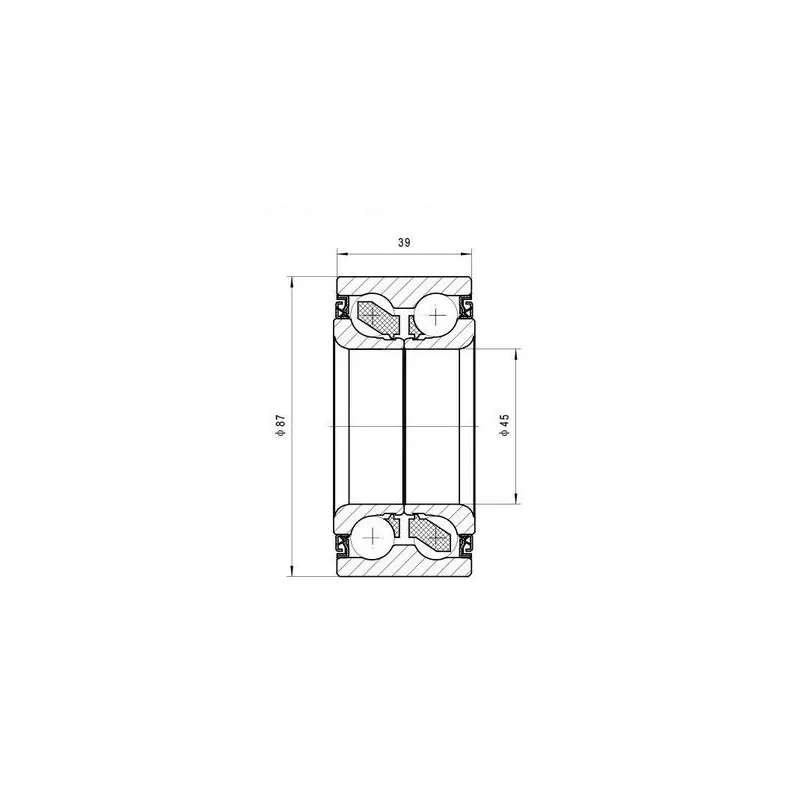 Roulement de roue avant ODM-MULTIPARTS 70-080044
